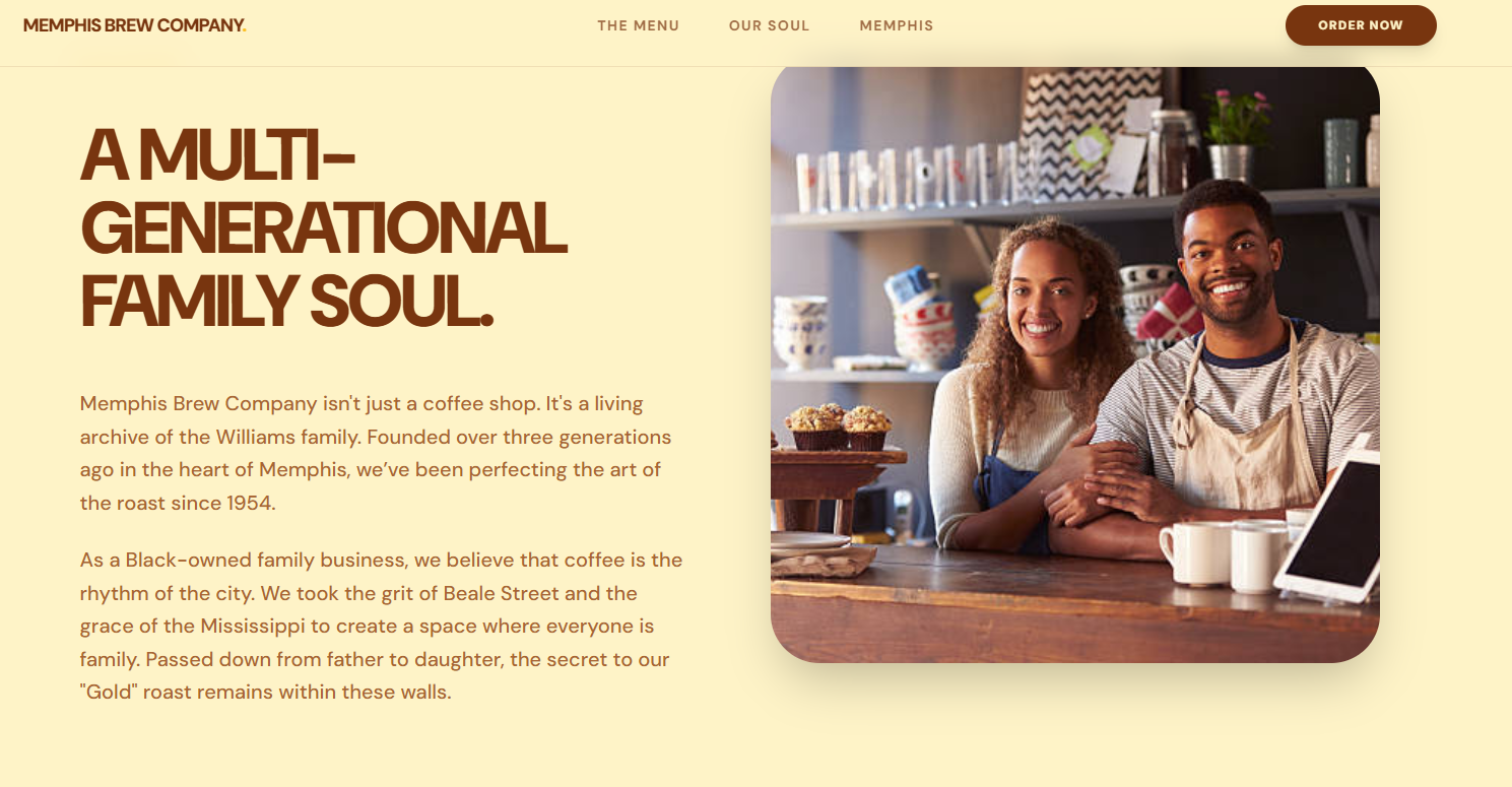 Memphis Brew Company - local brewery website design in Memphis, TN