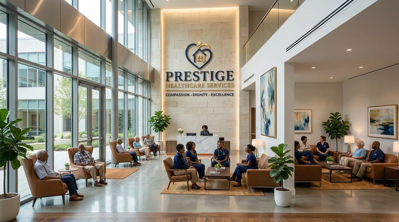 Prestige Healthcare Services Inc. - Custom healthcare web design by SmartWeb Memphis